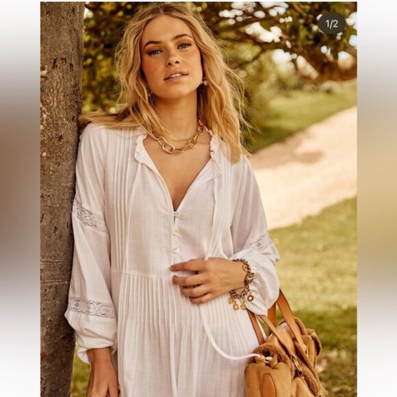 Bohemian Traders lace insert maxi dress - Picture 3 of 10